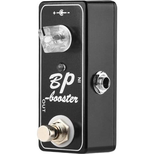 MOSKYaudio Guitar Effect Pedal BP Booster Guitar Effect Processor DIP Switches For Frequencies EQ Settings Guitar Accessories
