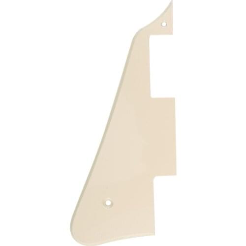 Musiclily Pro Left Handed Plastic Guitar Pickguard for 2006-Present Modern Style Epiphone Les Paul Guitar, 1Ply Cream