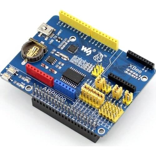 Waveshare ARPI600 Raspberry Pi Expansion Development Board for Raspberry Pi Model 3B/2B/A+/B+ support XBee modules