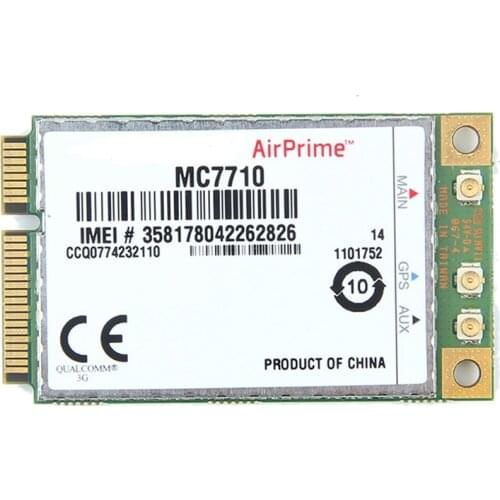 Unlocked Wireless MC7710 4G LTE/HSPA+ 4G 3G Module WWAN Mini PCI-E Card WCDMA EDGE / GPRS /LTE 800/900/2100MHz
