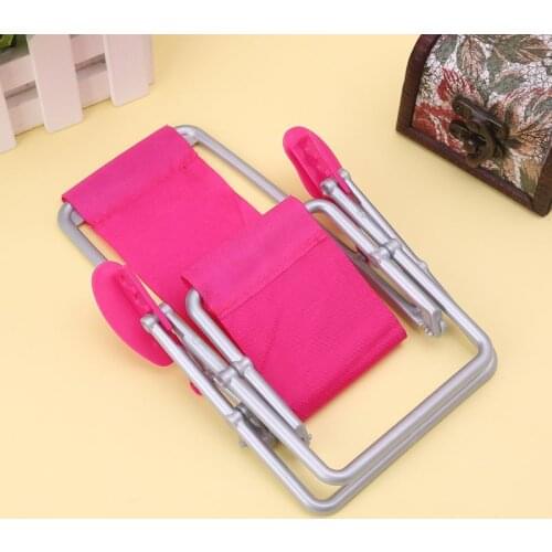 Folding Chair Doll Beach Lounger Dollhouse Furniture Cute Miniature Simulation Living Room Decoration House Game Gifts For Kids