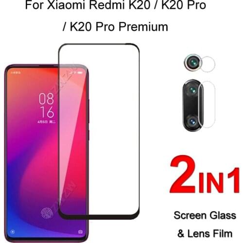 Full Cover Glass For Xiaomi Redmi K20 Pro / K20 Premium Screen Protector Protective Tempered Glass & Camera Lens Film