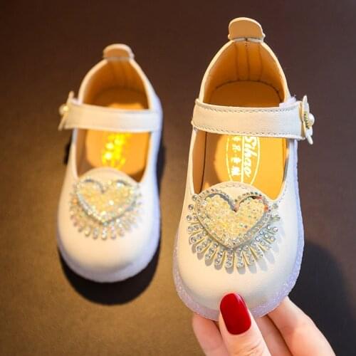 Flower Children Girls Patent Leather Princess Shoes for Little Girls School Pearl Wedding Party Dance Shoes Toddler Mary Janes N