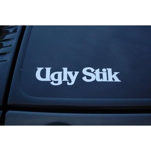 For Ugly Stik Fishing Rods Vinyl Sticker Decal (V263) Boat Fish Choose Color& Size!! Car Styling
