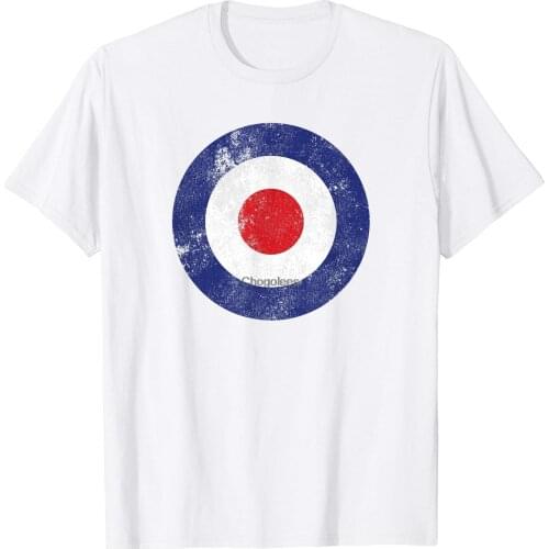 RAF Type D Roundel Mod Target Music Logo Vintage Air Force T-Shirt