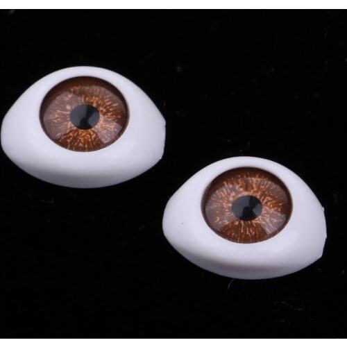 1/4 BJD SD Safety Eyes 14mm for DOD Dollfie – Brown Iris Black Pupil – Animals Bears Mask Toy
