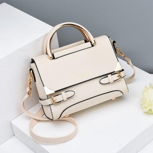 Women Fashion Cow Leather Handbag High Quality Top Handle Purse Commute Cross Body Bag Elegant Ladies Shoulder Bag Female Totes