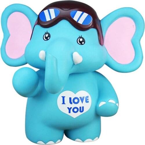 1pc Elephant Shaped Coin Bank Lovely Money Bank Gifts for Children Friends