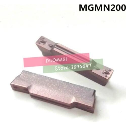 10PCS MGMN200-G carbide turning insert,Changeable Internal Carbide Grooving Tips for Grooving Holder MGEHR & MGIVR,cnc,machine
