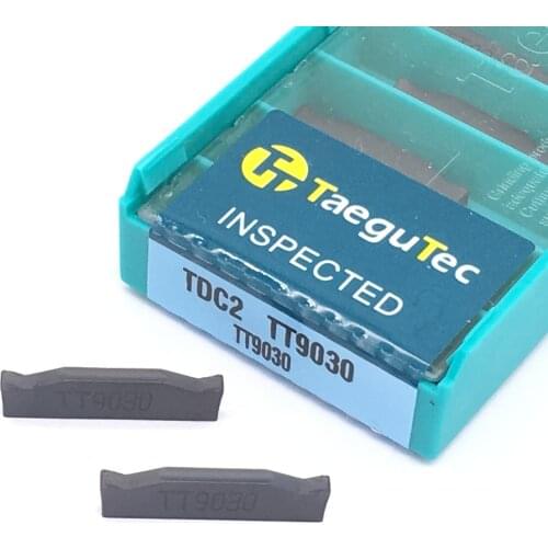 100% Original Sale 10PCS TDC2 TT9030 Grooving Carbide Inserts Cutting Lathe Turning Tools CNC Tools Lathe Cutter