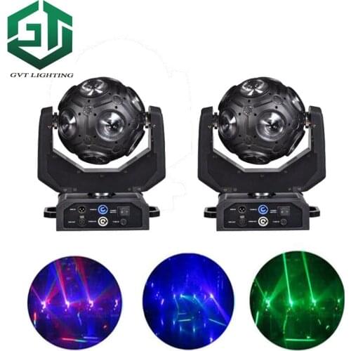 2pcs 12x20W CREE RGBW 4in1 LED Football Moving Head Light Great Show Effect DJ Disco Nightclub Party Lights
