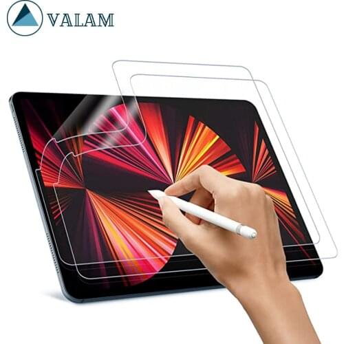 2Pcs Quick Delivery of Paper Texture Matte Anti-Glare Painting Film For iPad Pro 12.9 11 12 9 2021 Paper Like Screen Protector