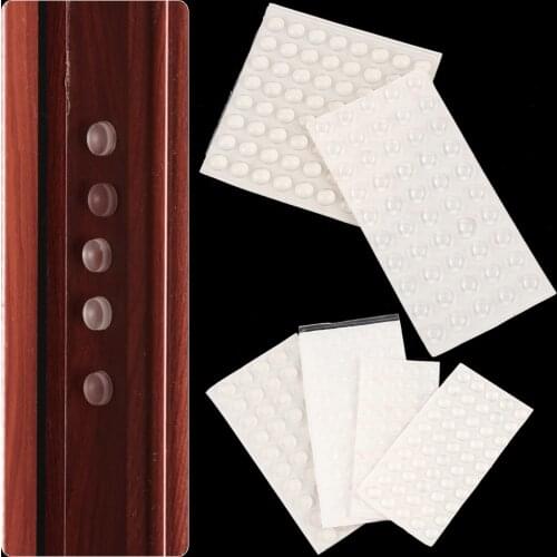 50/64/100 Pcs Durable Self Adhesive Furniture Door Transparent Cushion Stopper Collision Cushion Avoid Loud Bumper Silicone Pads