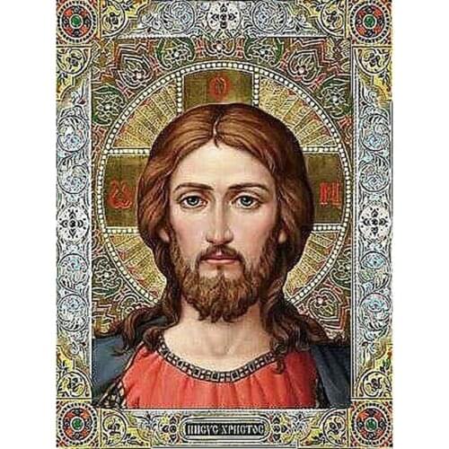 5D DIY Diamond Painting Men Religion Icons Diamond Embroidery Picture of Resin Cross Stitch Full Diamond Mosaic Home Decor
