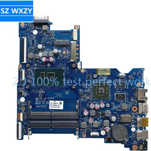 For Hp 15-AC 15-AY Laptop Motherboard 854936-601 854936-001 BDL50 LA-D704P With SR2EY i5-6200U CPU DDR4 MB 100% Tested Fast Ship