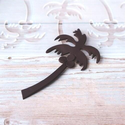 Coconut Tree shape Non-stick Silicone Chocolate Mold Ice Molds Cake Mould Bakeware Baking Tools