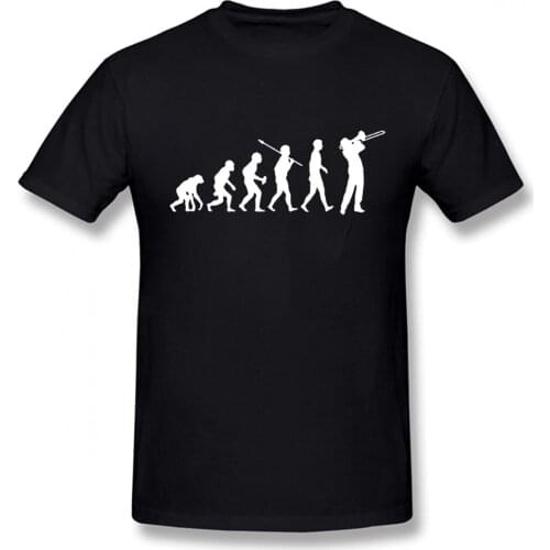 Trombone Player T-Shirt Fashion Funny Birthday Cotton Short Sleeves T Shirts Causal O-neck Tops Tees Hip Hop Oversized