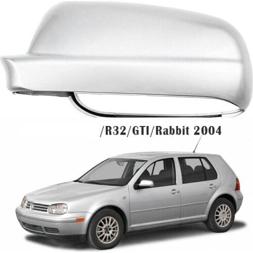 Left Side Rear View Mirror Cover Plastic Silver Weatherproof for Golf Jetta MK4 1999-2005 3B0857537B