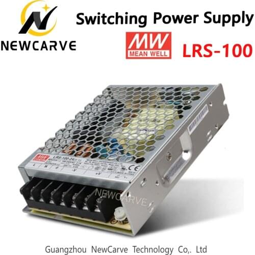 LRS-100 Original Taiwan Meanwell 100W Switching Power Supply MW 3.3V 5V 12V 15V 24V 36V 48V NEWCARVE