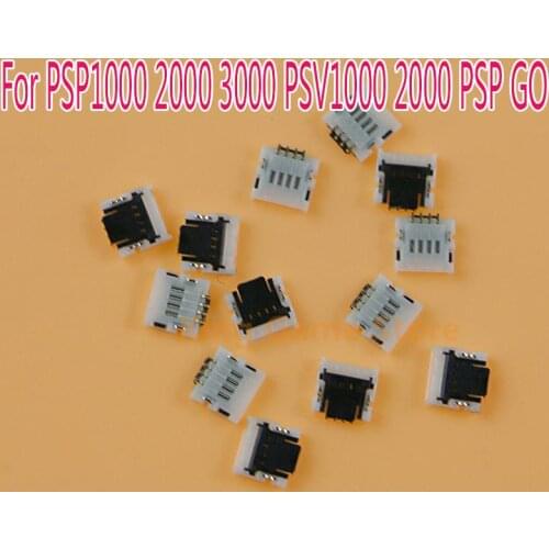 50pcs/lot Backlight power plug socket connector LR button connector For PSP 1000 2000 3000 PSV 1000 2000 PSP GO Controller