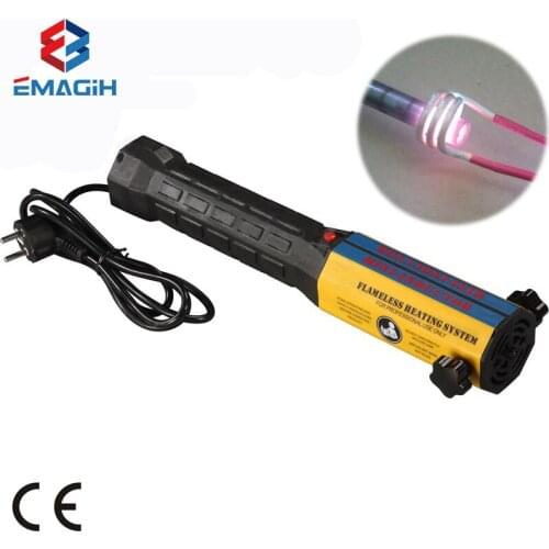 EMAGIH 1000W Handheld High Frequency Flameless Mini Induction Heat with 10 pieces coil inductor for bolt remover