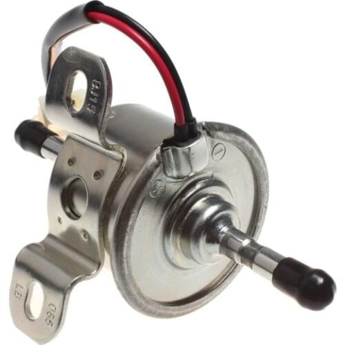 12V Fuel Pump with White Plug AM876266 AM876207 for John Deere 332 430 655 756 990 2020 2720 3120 4005 1023E 2027R