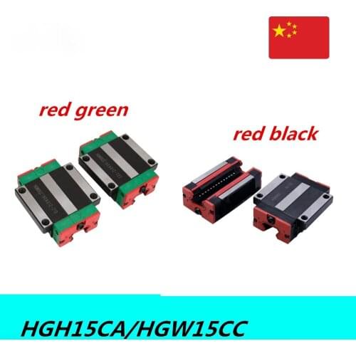 Factory sale size same as HIWIN 1pcs HGH15CA /HGW15CC block slides carriages for CNC parts