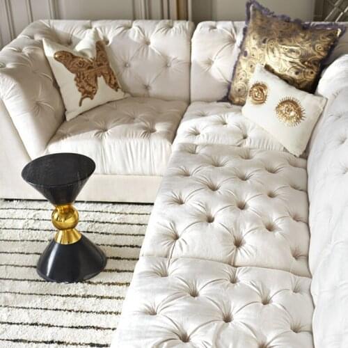 Nordic Coffee Table Modern Corner Table Simple Creative Fashion Small Round Luxury Casual Coffee Table Living Room Corner Tables