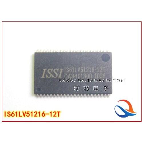 10Pcs IS61LV51216-12T New