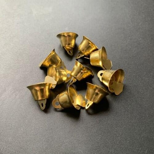 Small Bells for Crafts Metal Jingle Bells Gold Bachelor Party Festival Christmas Wreath Supplies Home Decorations 10 pieces