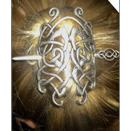 12pcs viking hair pin for Long Hair Slide Pin Irish Hairstick