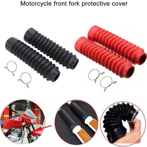 2pcs Motorcycle Front Fork Gaiters Shock & Dust Protection For Off Road Motocross Off Road Pit Bike Dustproof Jacket