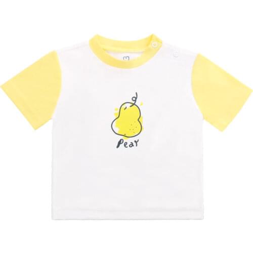 2021 Summer Fashion Blueberry Boy Girl Fruit T-shirt Children Short-Sleeved Sydney T-shirt Baby Cotton Girl 3-5 Years Old