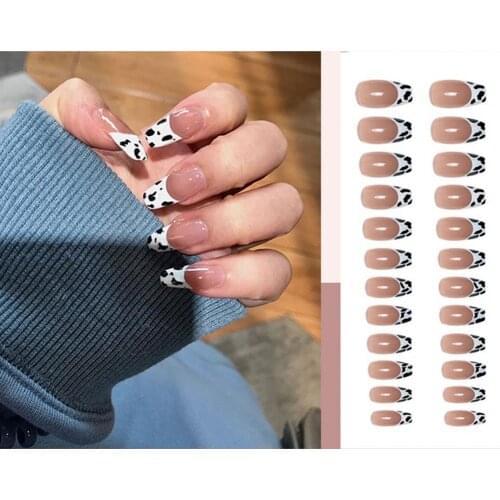 24Pcs Sticker Detachable Waterproof Plastic Ballet Nail Decal Decoration for Women