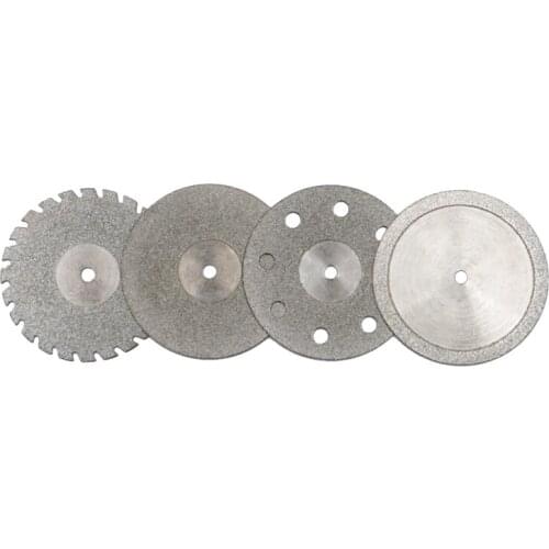 3pcs Dental Polishing Disc Cutting Diamond Disc Double Side Plaster Contouring Mandrel Stripes Teeth Whitening Materials