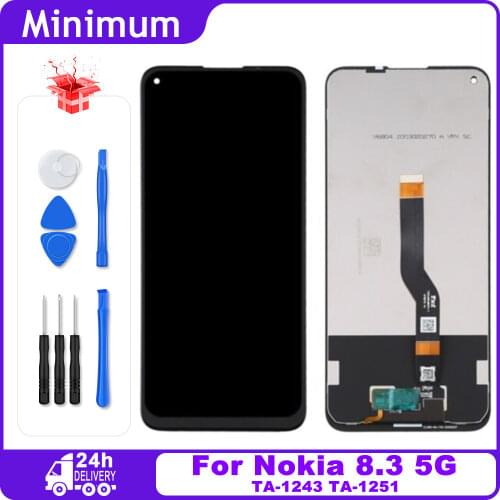 6.81" For Nokia 8.3 5G LCD Display Touch Screen Digitizer Assembly Tested Replacement Repair Parts For Nokia8.3 + Tools