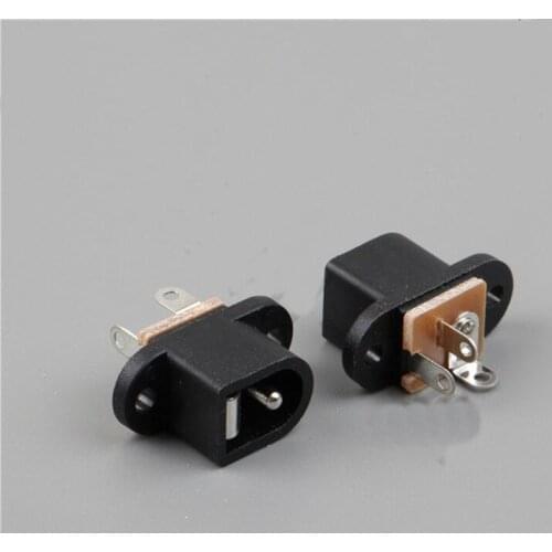 6pcs outer diameter 6.3 inner core 2.1PIN needle 3 feet high temperature resistant high quality DC power socket interface female