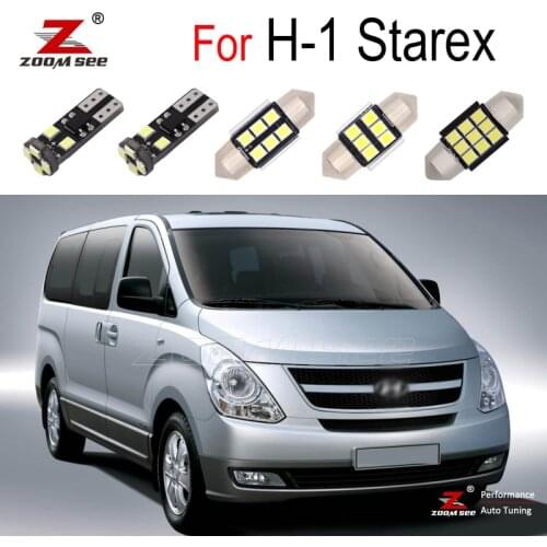 Car Canbus LED For Hyundai H-1 H1 Starex Grand Starex i800 1997-2015 LED Lamp Interior Dome Indoor Light Kit