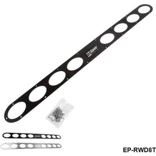 D1 8 holes Universal Rear Bumper Air Diversion Diffuser Panel 115 x 10 cm For BMW,AUDI,Nissan,Mitsubishi,Mazda EP-RWD8T