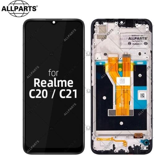 6.5 " IPS Display for OPPO Realme C20 C21 LCD Touch Screen Replacement RMX3201 RMX3063 RMX3061 Original 720 x 1600 pixels