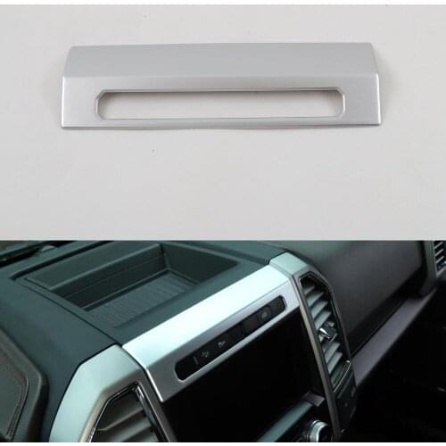 For Ford F150 2015 Up Car Emergency Light Switch Panel Frame Trim ABS Styling Molding Interior Accessory