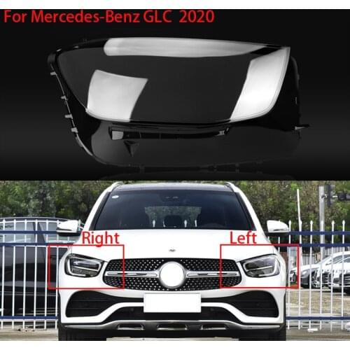For Mercedes-Benz E-Class GLC LENS x253 w253 Lampshade Transparent Glass Lampshade Lens Housing Headlight Transparent Shell