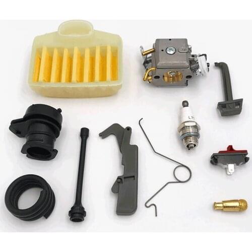 Carburetor Air Filter Fuel Hose Oil Filter Choke Lever Kit For HUSQVARNA 365 371 372 362 Chainsaw Parts Walbro Carb HD-12 HD-6