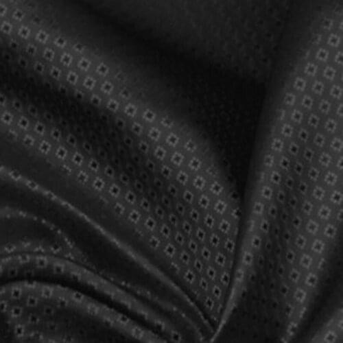 Beautiful Black Flower Dot Jacquard Polyester Lining Fabric 48x140cm DIY Sewing Cloth Dress Lining Home Decoration