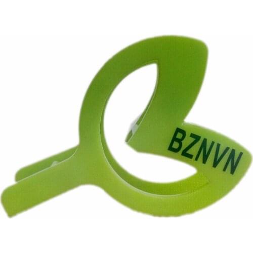Creative Stationery Mini Office Green Tape Holder Plastic Hand-held Pocket Tape Cutter