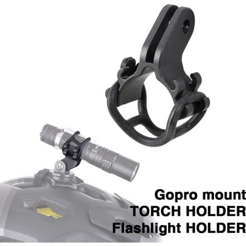 Bicycle Light Torch Flashlight Mount Holder Clip Bracket for MTB Bike Road Bicycle parts adjusted for Gopro mount