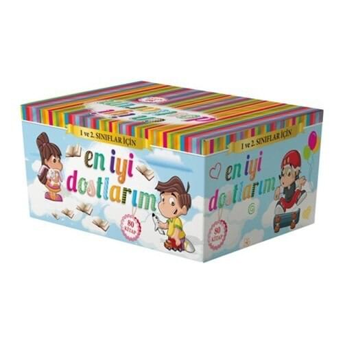 Best Dostlarım Set Turkish (80 Book Suit) (1. Classes For) For Children Educational Tutorial Fairy Tales Color, Picture