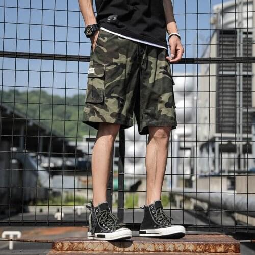 Mens Military Green Cargo Shorts Multiple Pockets Outdoor Casual Shorts Quality Cotton Comfy Half Pants Overalls 7XL for Summer