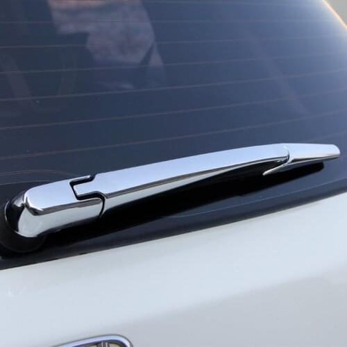 For Honda HRV HR-V Vezel 2014/15/16/17 ABS Chrome Car Styling Accessories Rear Wiper Blade Cover Sticker