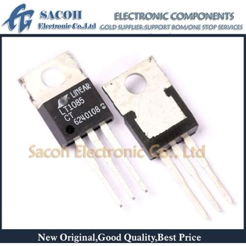 Free Shipping 10Pcs LT1085CT LT1085CT-5 LT1085CT-12 TO-220 3A Fixed voltage regulator